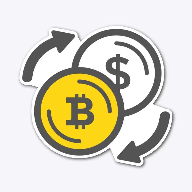 Take cash, buy Bitcoin #2 Stickers