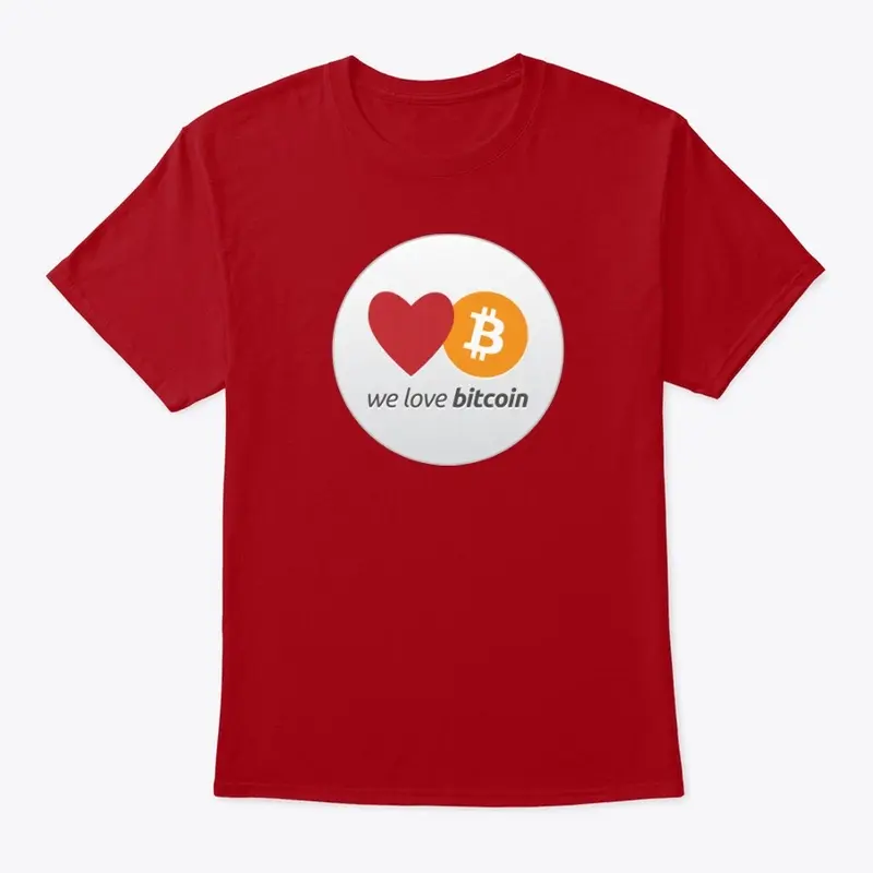 We love Bitcoin Logo 2