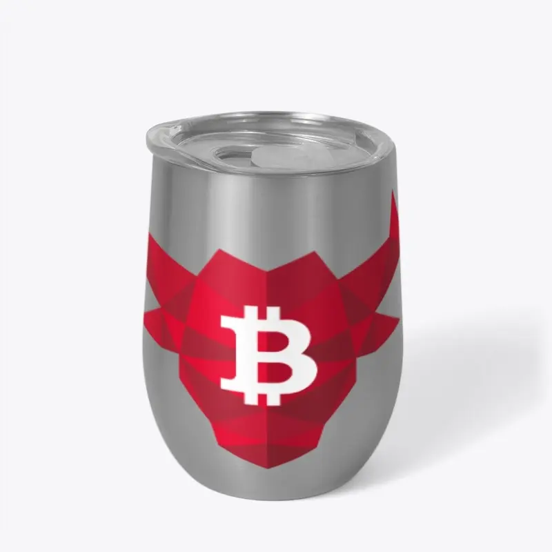 Bitcoin Bull Wine Tumbler