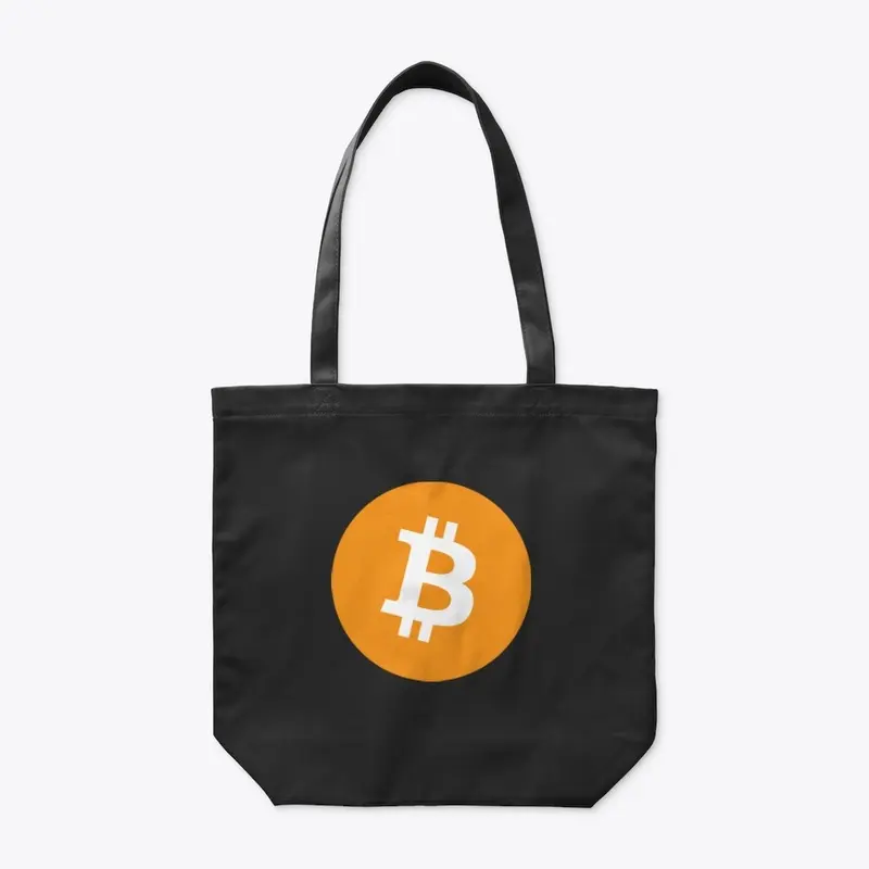 Bitcoin Orange Organic Tote Bag