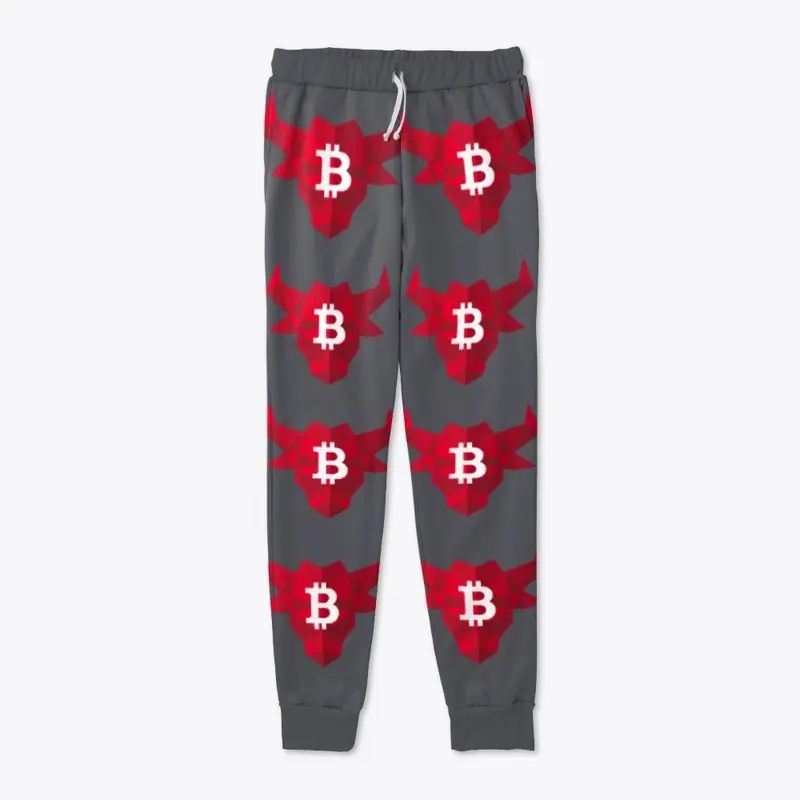 Bitcoin Bull Logo Joggers