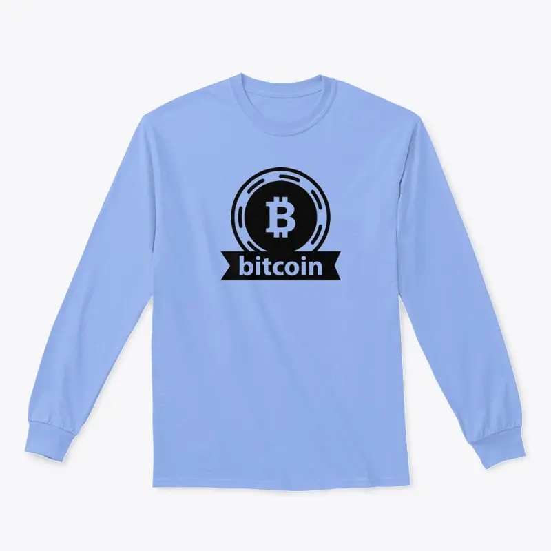 Bitcoin All Black Logo