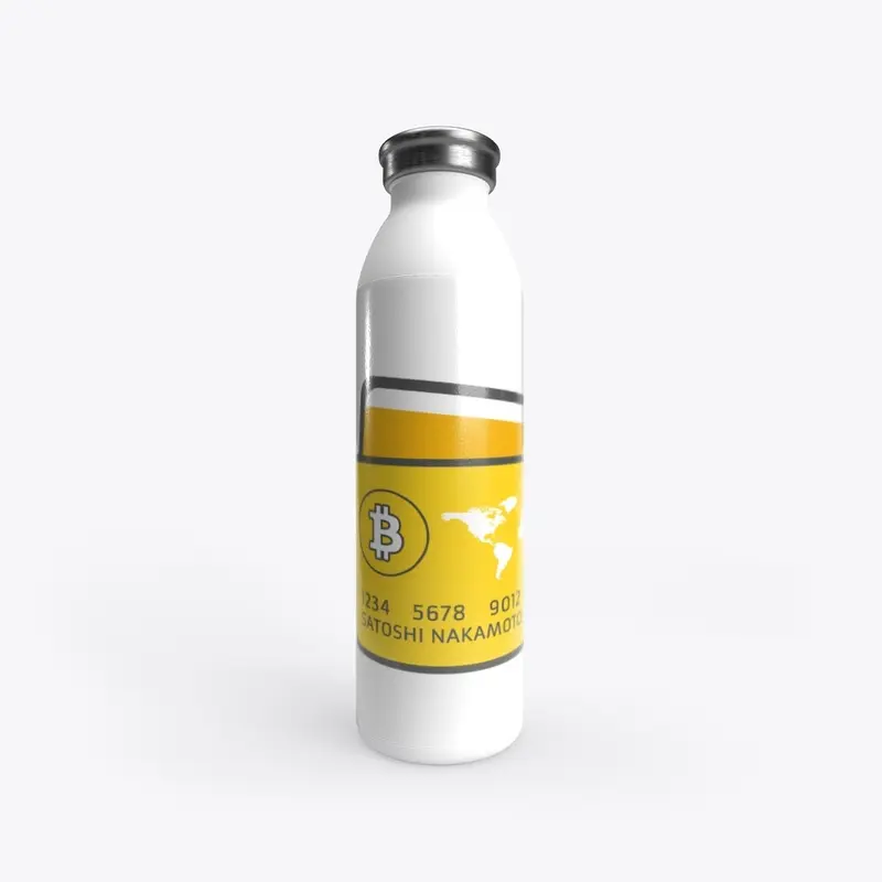 Satoshi Nakamoto Water Tumbler