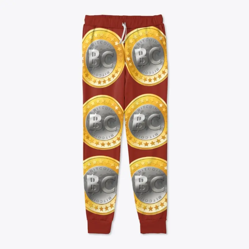 Bitcoin Coin Logo Joggers