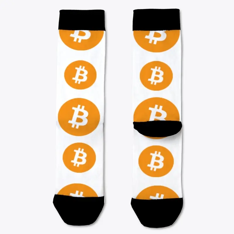 Original Bitcoin Logo Socks