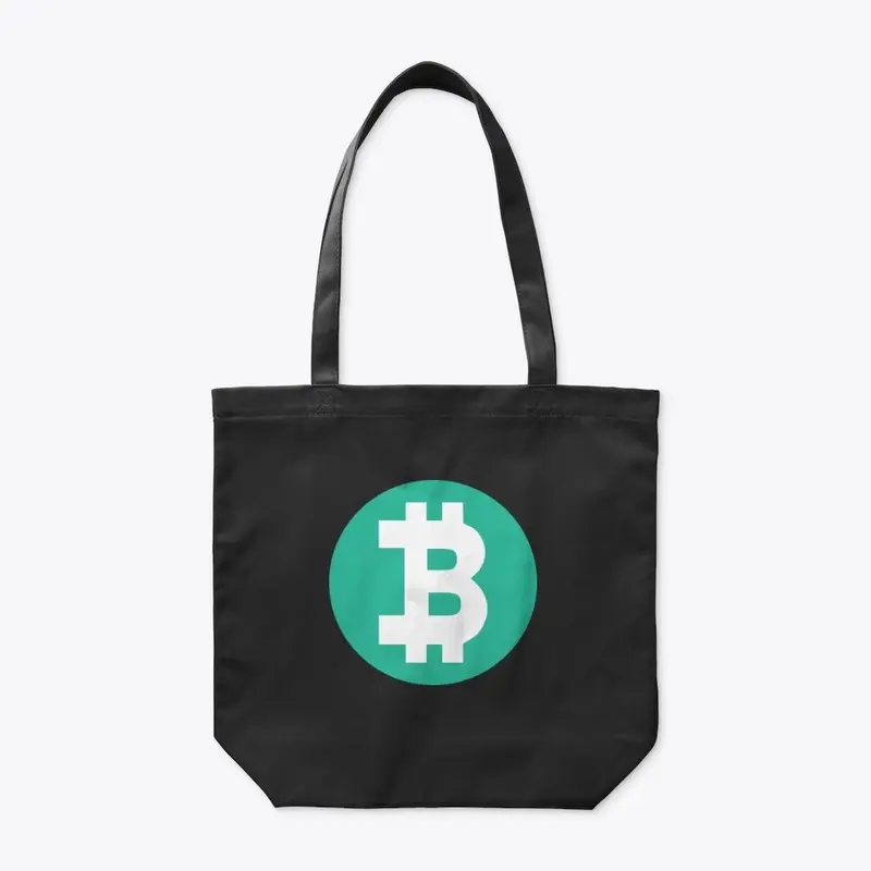 Bitcoin Green Logo Organic Tote Bag