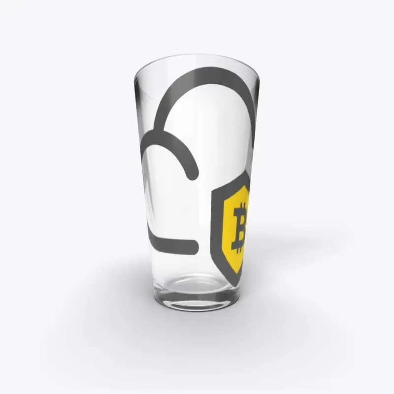 Bitcoin Mining Pint Glass