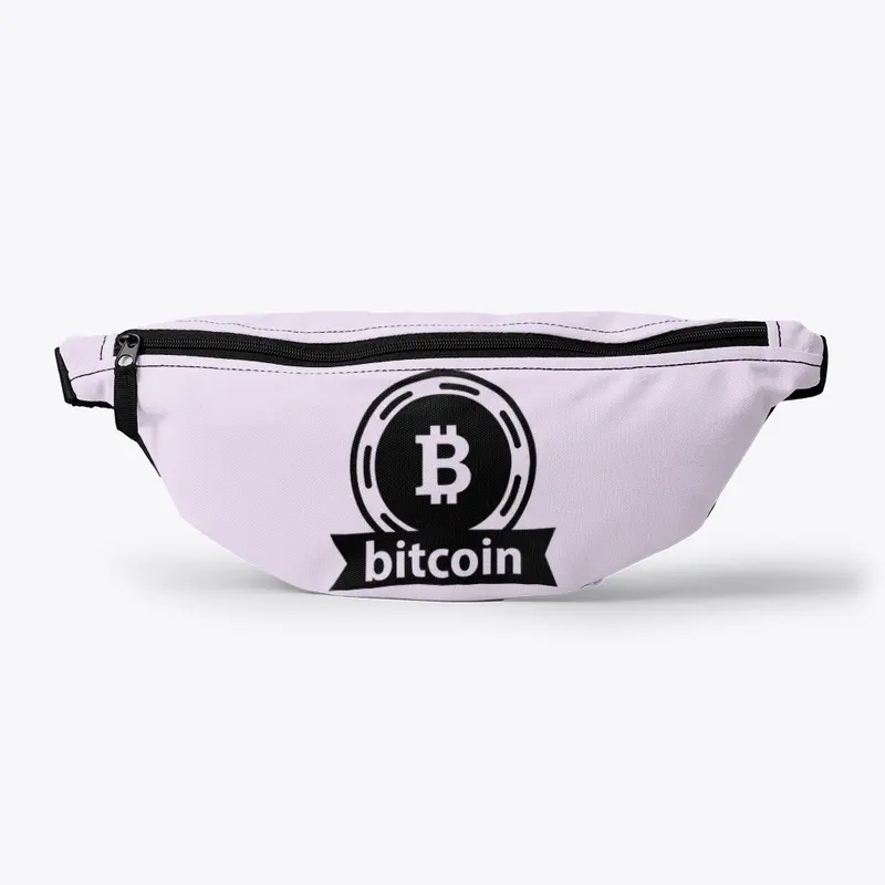 Bitcoin Black Logo #2 Fanny Pack