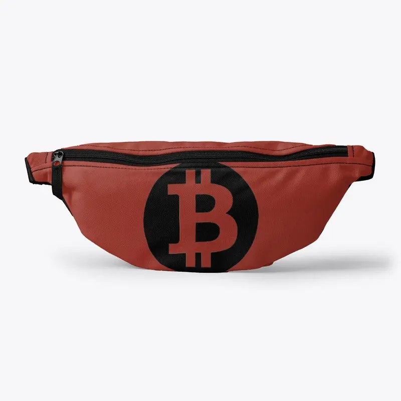 Bitcoin Black Logo Fanny Pack