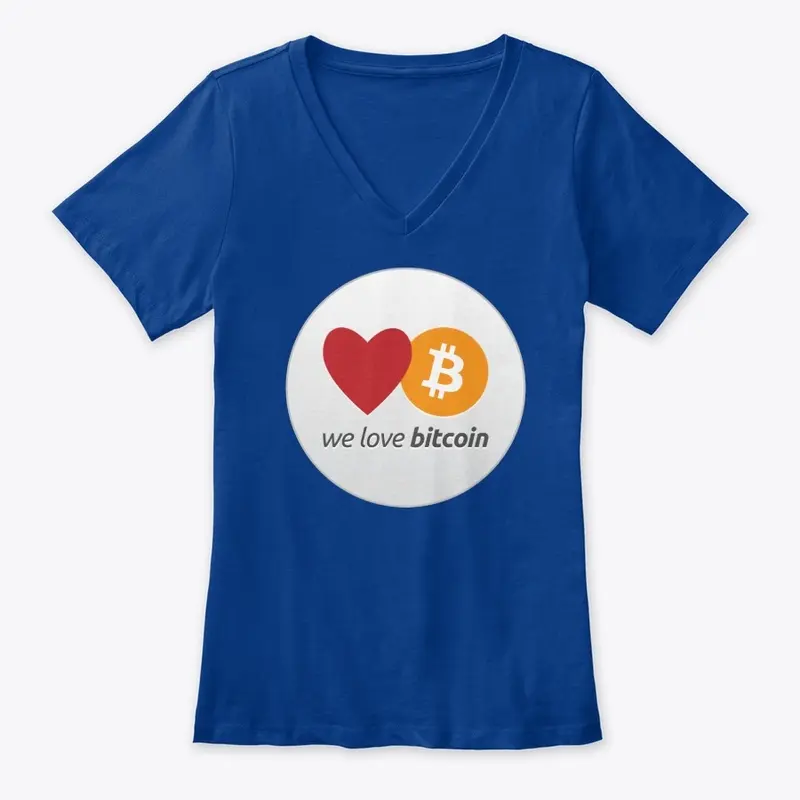 We love Bitcoin Logo 2