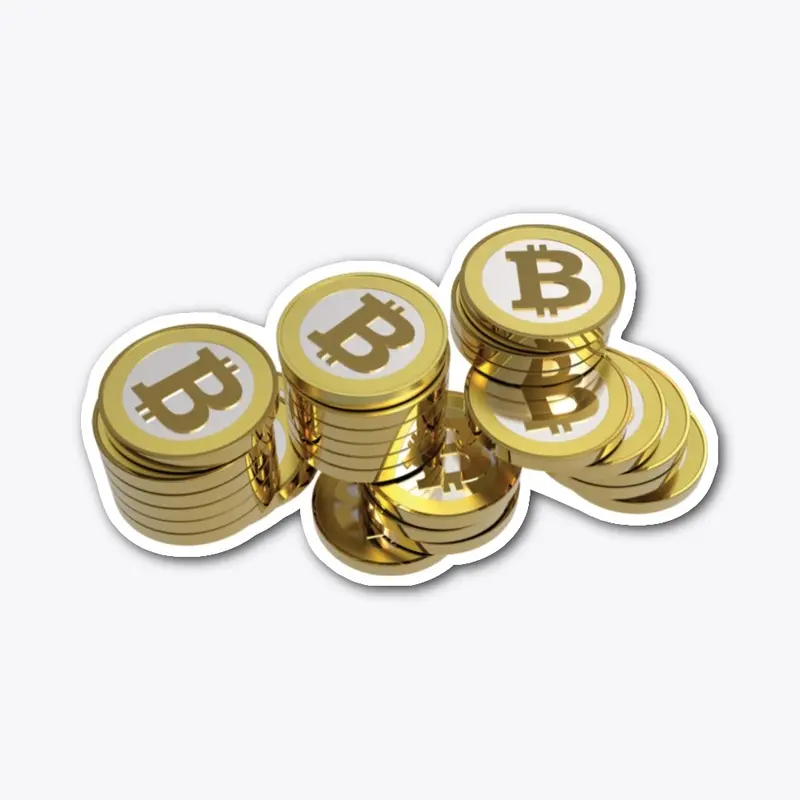 Stack your Bitcoins #3 Stickers