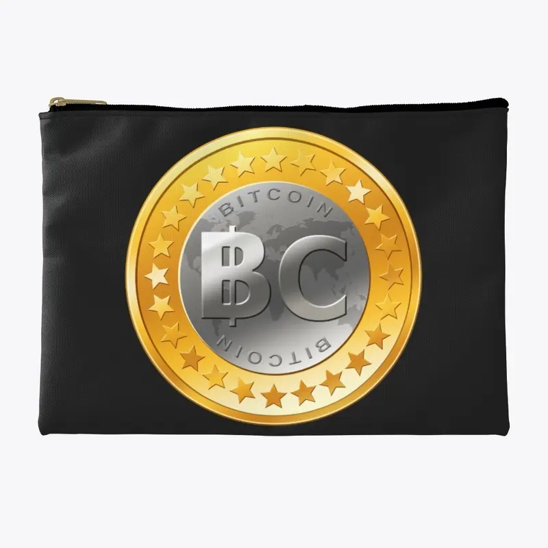 Bitcoin Coin Logo Pouch