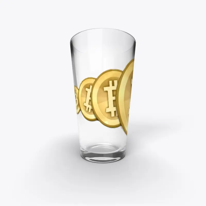 Bitcoin Stacks #2 Pint Glass