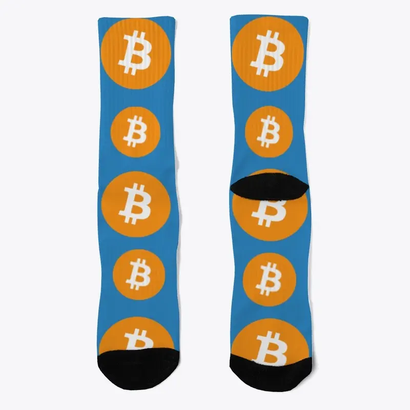 Original Bitcoin Logo Socks