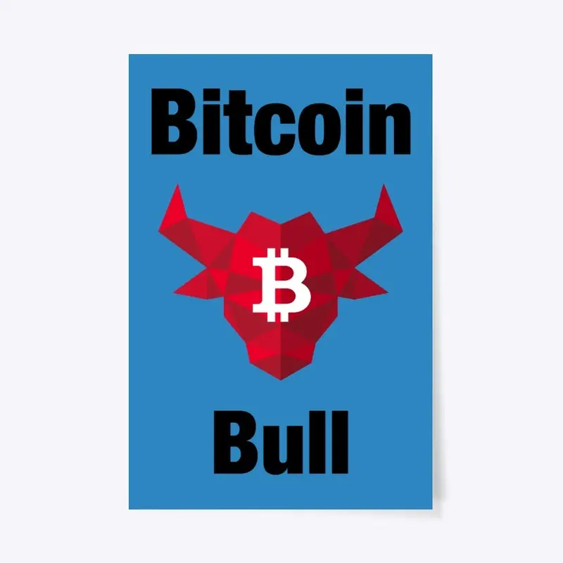 Bitcoin Bull Wall Art