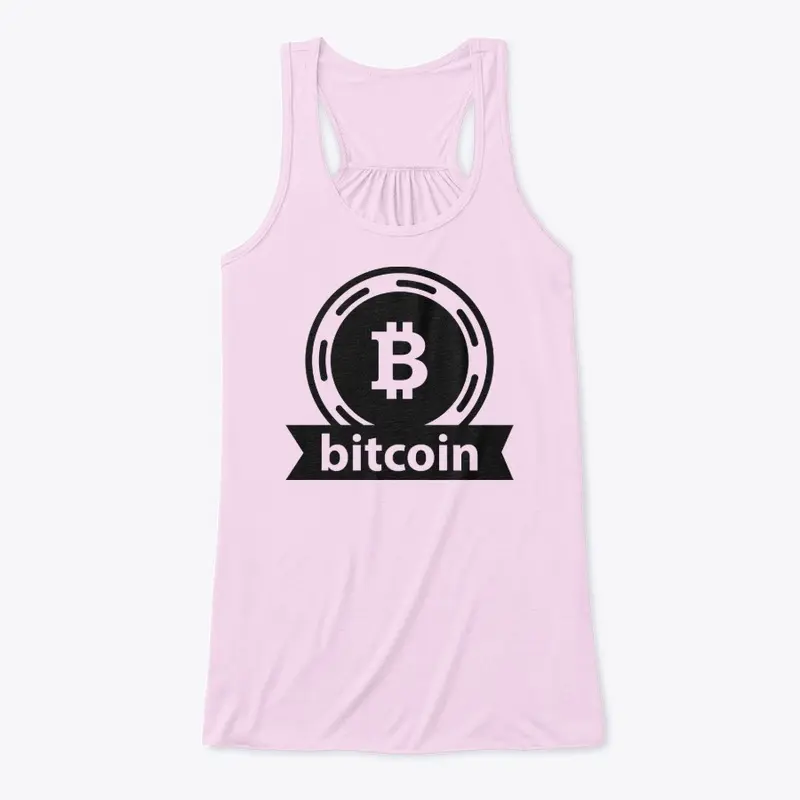 Bitcoin All Black Logo