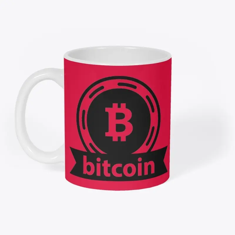 Bitcoin Black Logo #2 Coffee Mug