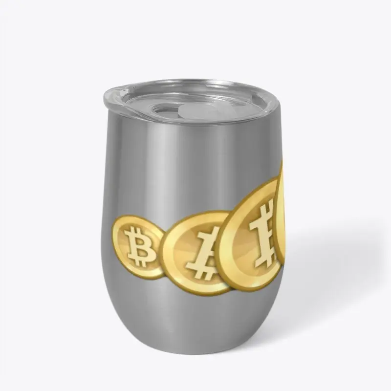 Bitcoin Stacks #2 Wine Tumbler