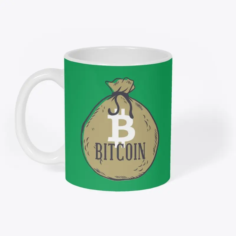 Bitcoin Bag Logo Coffee Mug