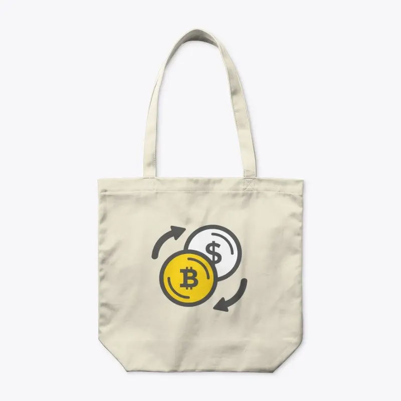 Take cash, buy Bitcoin #2 Tote Bag