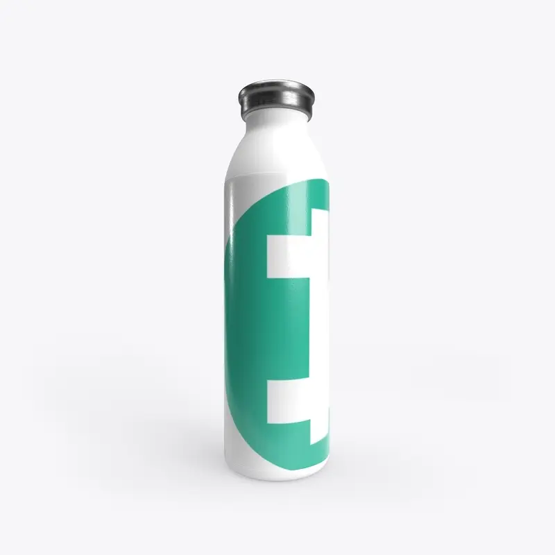 Bitcoin Green Logo Water Tumbler