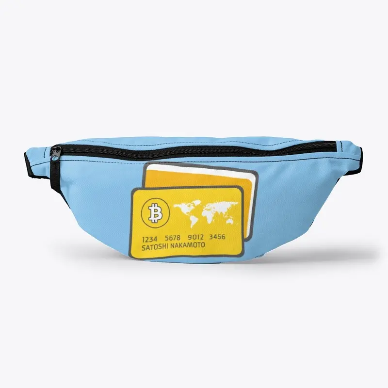 Satoshi Nakamoto Bitcoin Card Fanny Pack