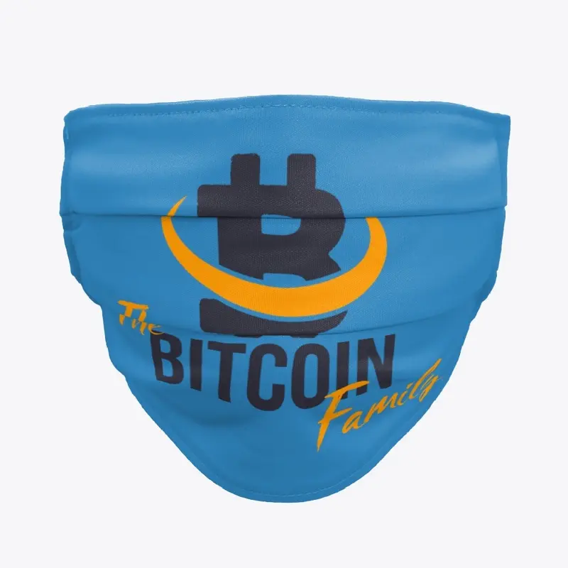 The Bitcoin Family Logo Face Mask