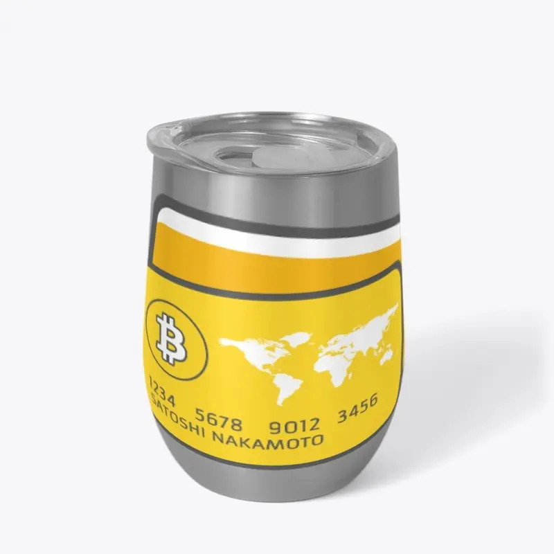 Satoshi Nakamoto Wine Tumbler