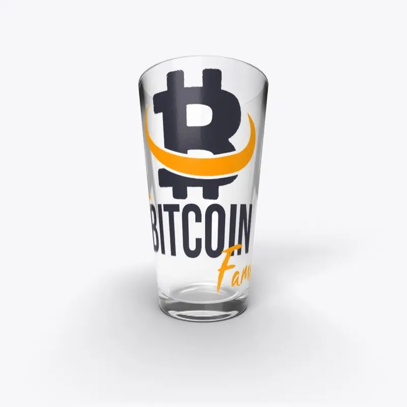 The Bitcoin Family Pint Glass