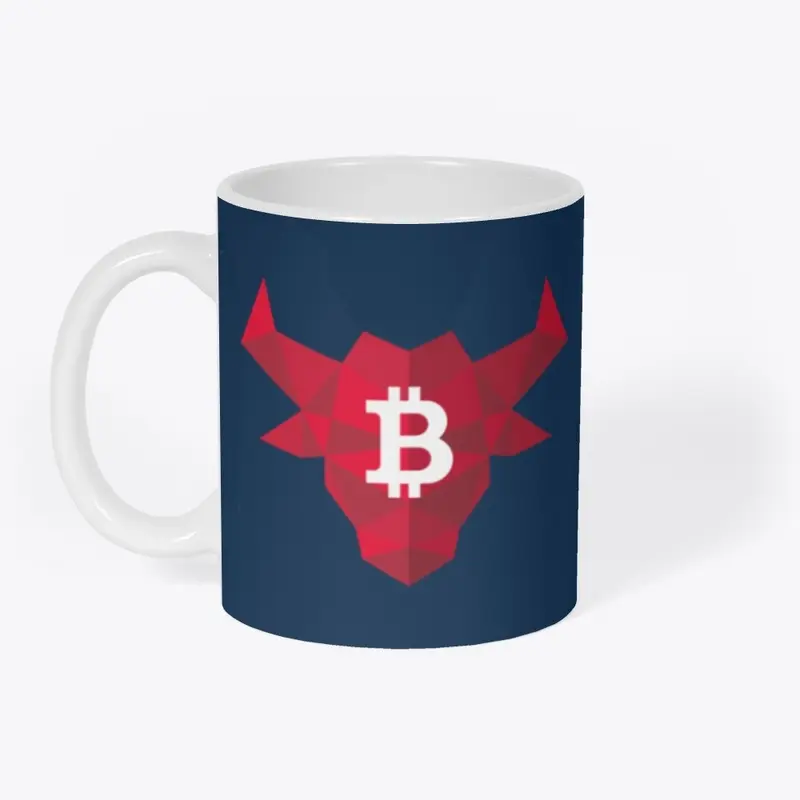 Bitcoin Bull Logo Coffee Mug