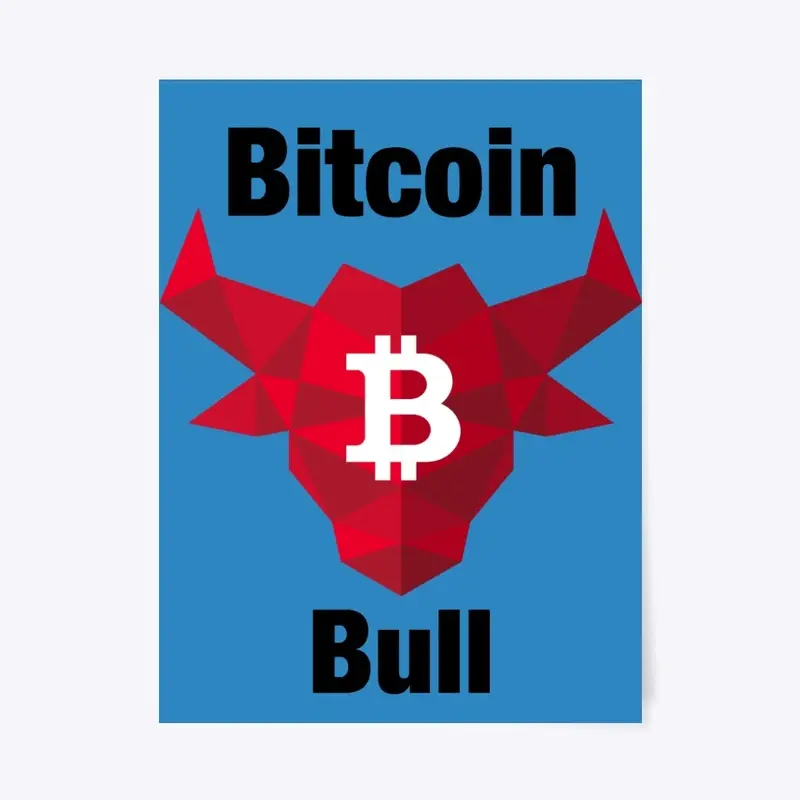 Bitcoin Bull Wall Art