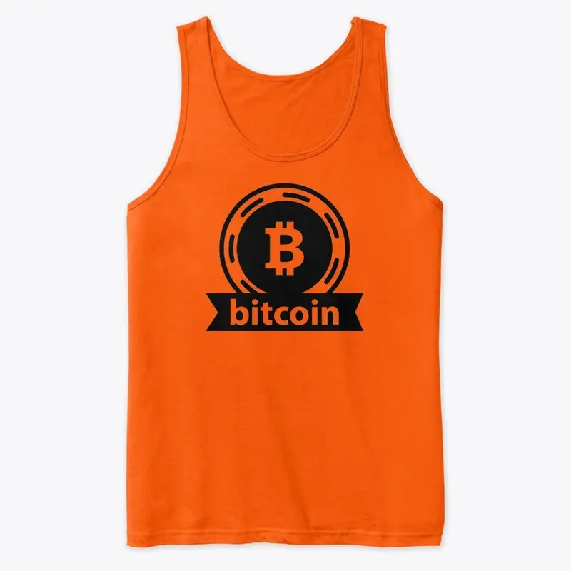 Bitcoin All Black Logo