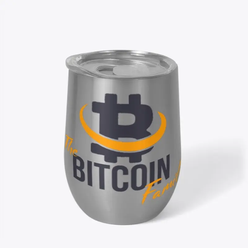 The Bitcoin Family Wine Tumbler