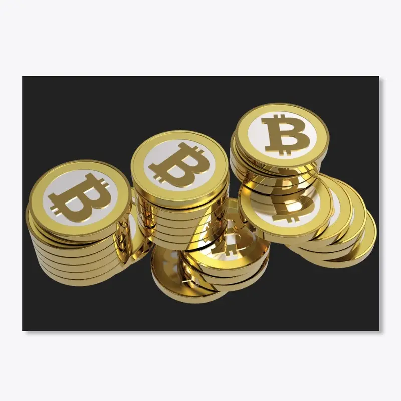 Stack your Bitcoins #3 Stickers