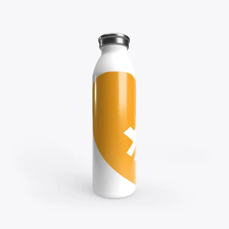 Bitcoin Heart Logo Water Tumbler