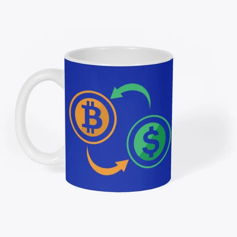 Take Cash, Buy Bitcoin Coffee Mug