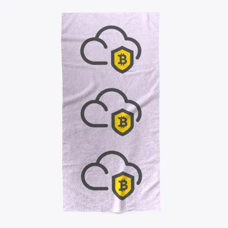 Bitcoin Cloud Mining Beach Towel