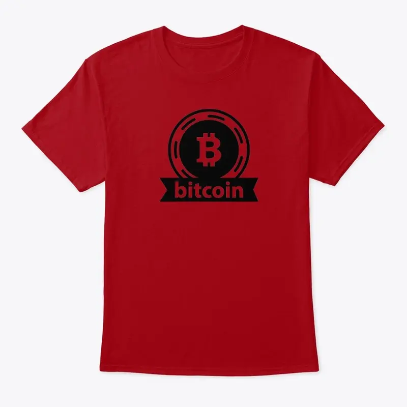 Bitcoin All Black Logo