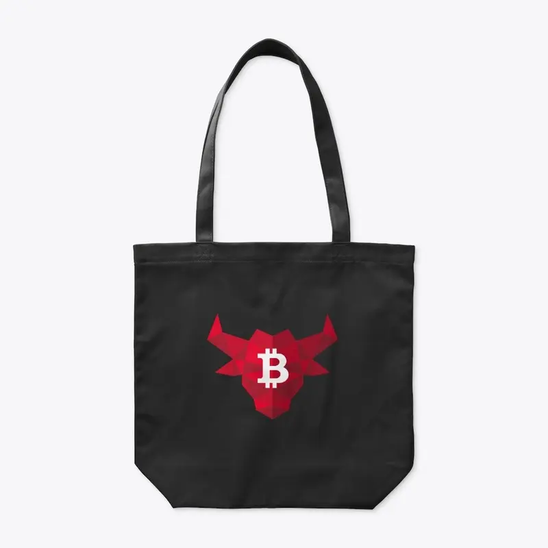 Bitcoin Bull Logo Organic Tote Bag