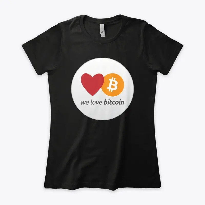 We love Bitcoin Logo 2