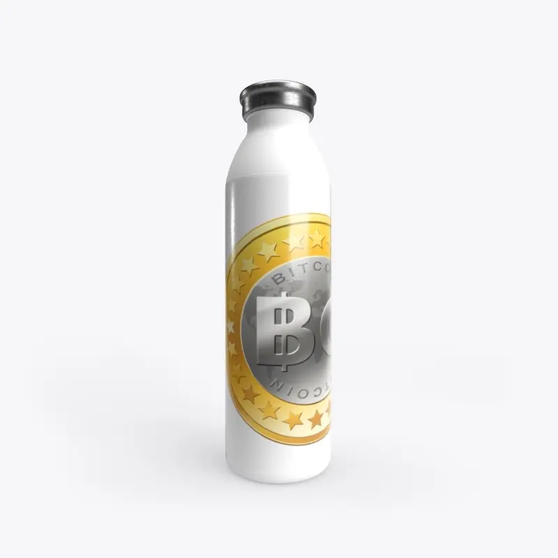 Bitcoin Coin Logo Water Tumbler