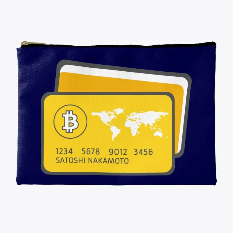 Satoshi Nakamoto Card Pouch